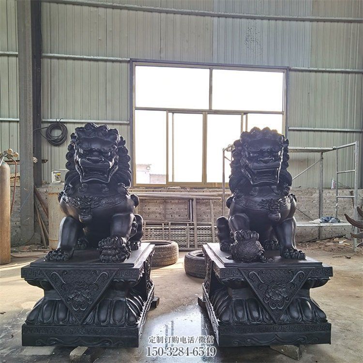 狮子雕塑摆件,动物摆件,景观蹲狮雕塑选定 狮子雕塑摆件,动物摆件,景观蹲狮雕塑选定